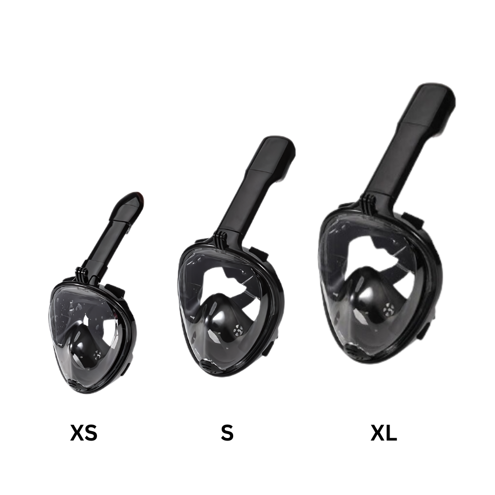 180° Panoramic View Snorkel Mask