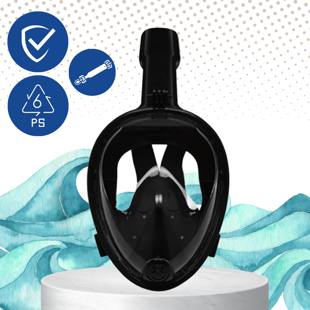 180° Panoramic View Snorkel Mask