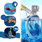 180° Panoramic View Snorkel Mask