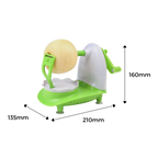 Hand-Cranked Fruit Peeler