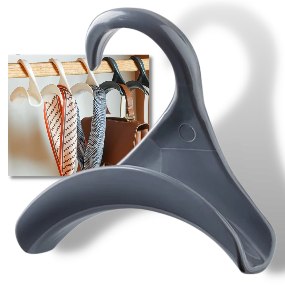 2-Pack Curved Bag Hanger Hook