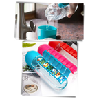 Plastic Water Bottle with Pill Box