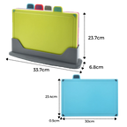 4pcs Chopping Board Set with Holder