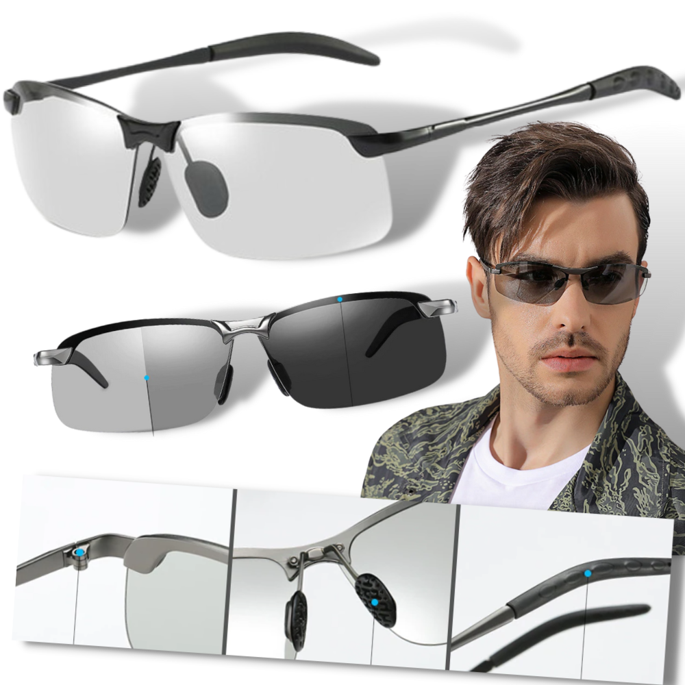 Photochromic UV Sunglasses For Men
