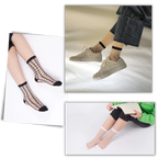 10 Pairs Transparent Fashion Socks for Women