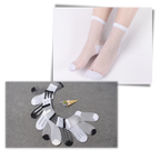 10 Pairs Transparent Fashion Socks for Women