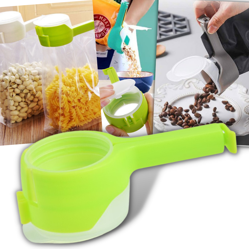 Food Bag Clip with Lid (2-pack)