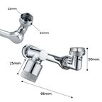 Anti-splash Rotating Water Faucet Extender