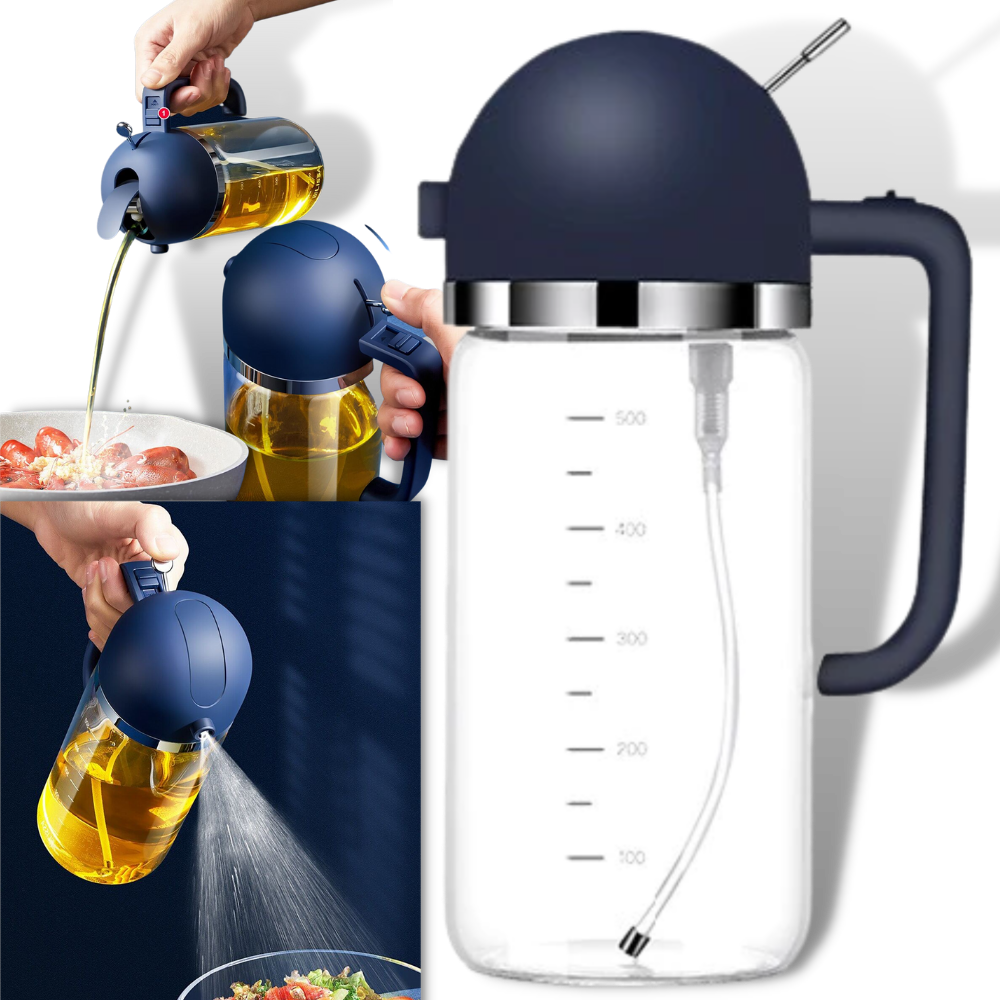 Spray & Pour Oil Dispenser Bottle