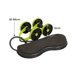 Abdominal Rollers with Resistance Bands