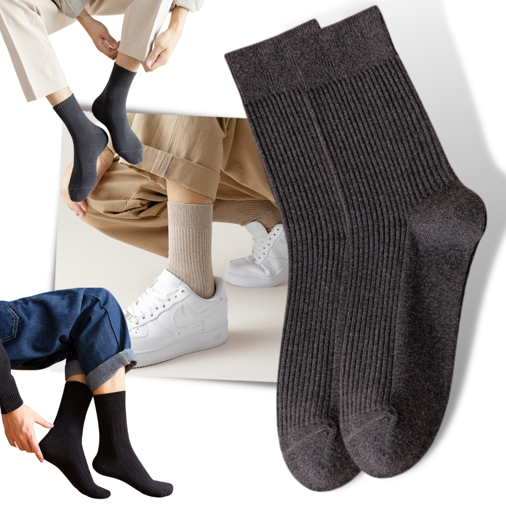 Men's Ribbed Socks (2 Pairs)