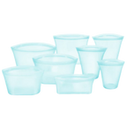 8-Pack Reusable Food Silicone Bags