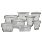 8-Pack Reusable Food Silicone Bags