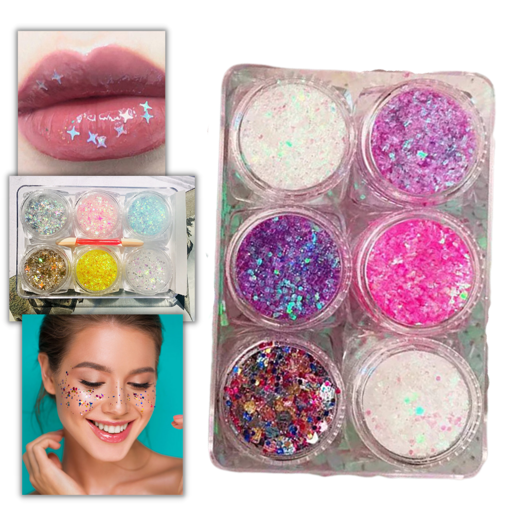 Face and Body Glitter Set