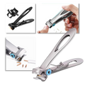 Stainless Steel Wide Jaw Nail Clippers