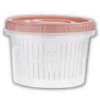 Stackable Food Container with Drainer