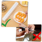 Plastic Food Wrap Dispenser and Cutter