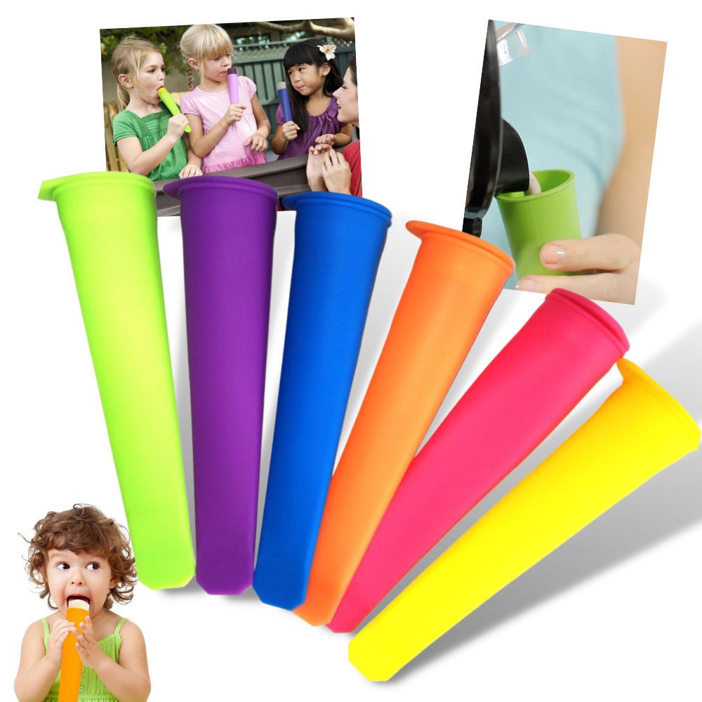 5-pack Silicone Popsicle Maker Moulds