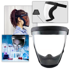 Transparent Protective Full Face Shield