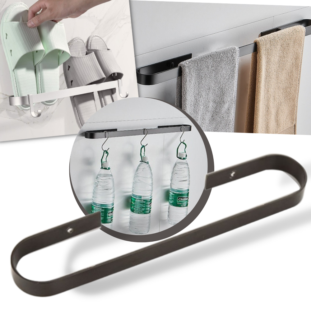 Aluminium Wall-Mounted Slipper Rack