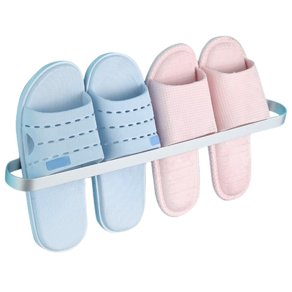 Aluminium Wall-Mounted Slipper Rack