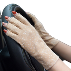 Stylish UV-Protective Cotton Gloves
