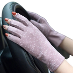 Stylish UV-Protective Cotton Gloves