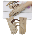 Stylish UV-Protective Cotton Gloves