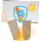 Stylish UV-Protective Cotton Gloves