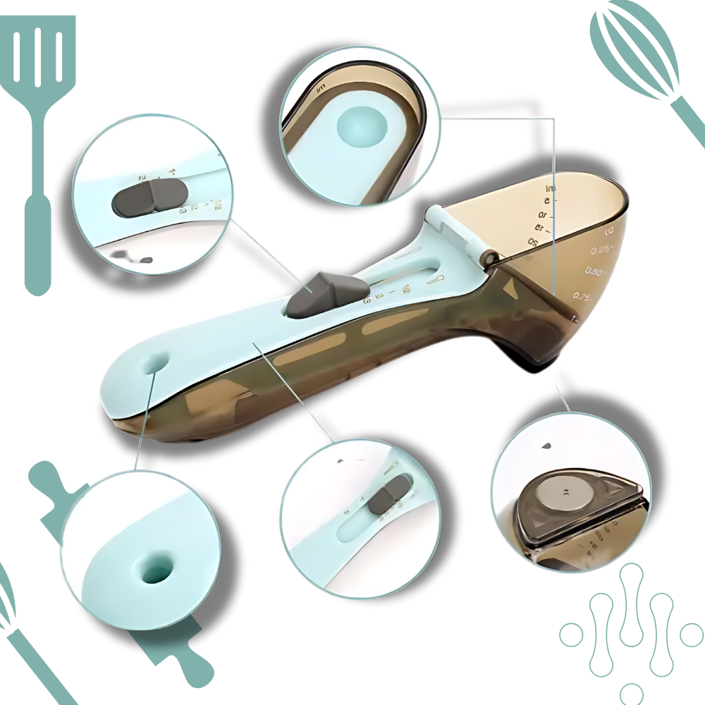 2-in-1 Adjustable Measuring Cup