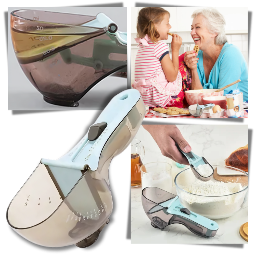 2-in-1 Adjustable Measuring Cup