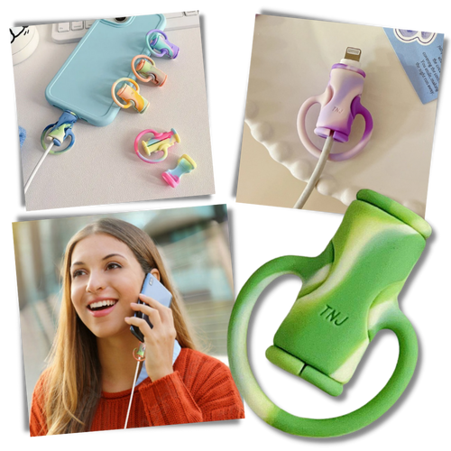 2 in 1 Silicone Cable Winder: