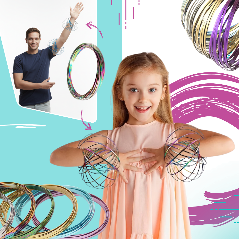 3D Stainless Arm Slinky