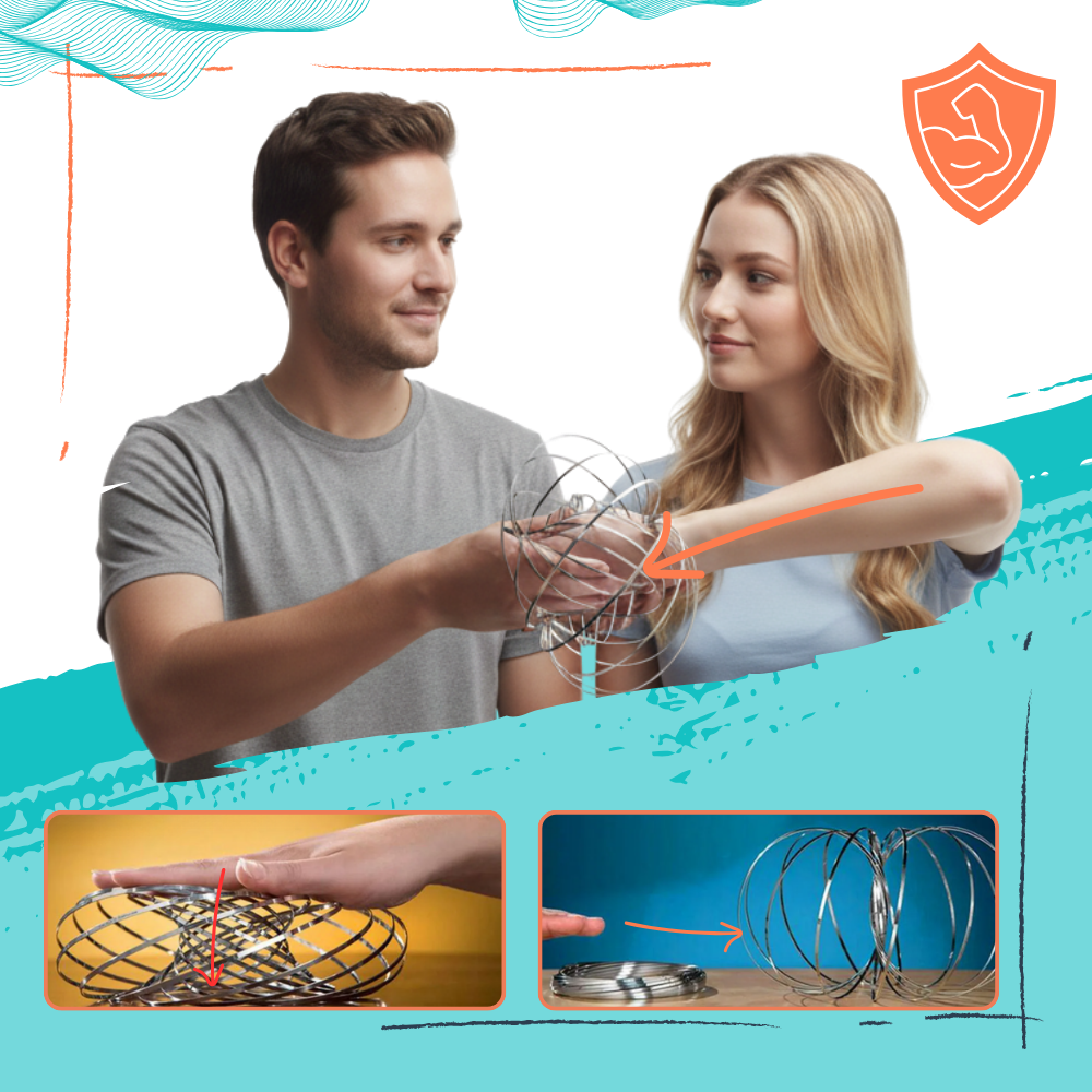 3D Stainless Arm Slinky