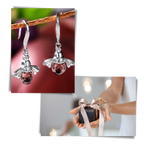 Bee shaped earrings