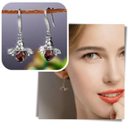 Bee shaped earrings