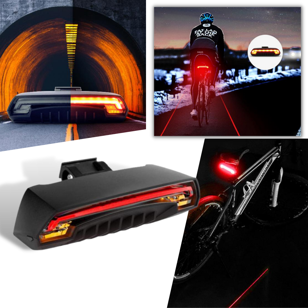 Bike Safety Tail Light with Indicators