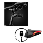 Bike Safety Tail Light with Indicators