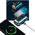 Bluetooth earphones with charging battery box