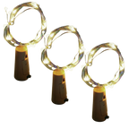 Bottle string LED light with cork (pack of 3)