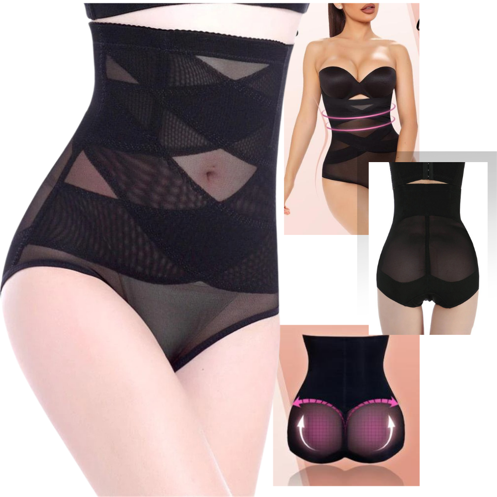 Cross Compression Slimming Abs Shapewear