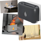 Air Humidifier with Flames Effect
