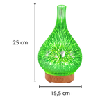 Essential Oil Diffuser Fireworks Pattern Vase Shape