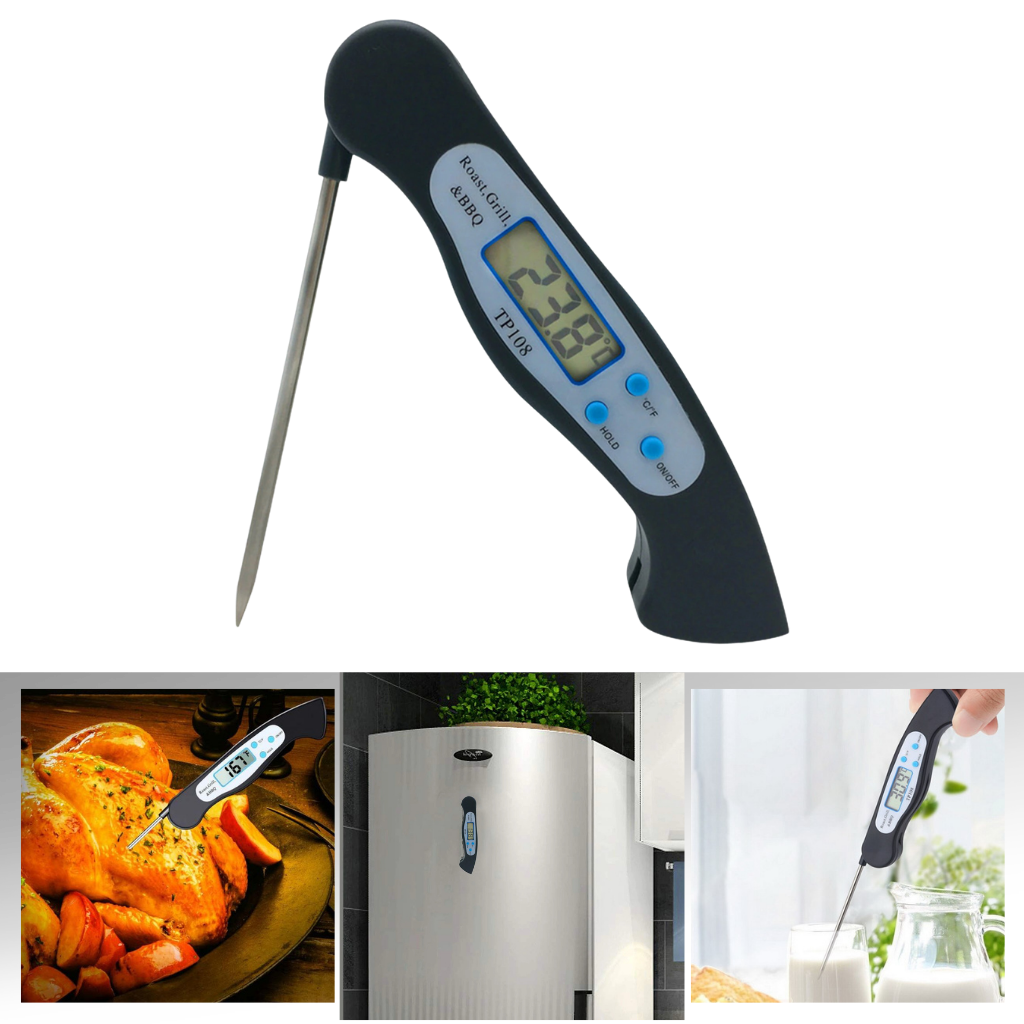 Foldable Instant Read Digital Food Thermometer