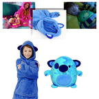 2 in 1 Foldable hoodie plush