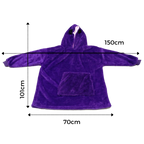 2 in 1 Foldable hoodie plush