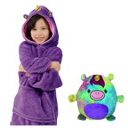2 in 1 Foldable hoodie plush