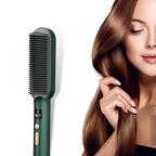 Electric Ceramic Brush Hair Straightener
