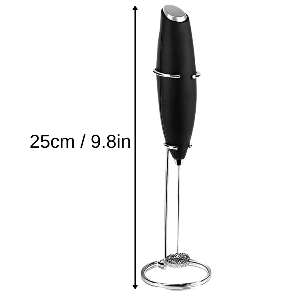 Electric Handheld Milk Frother with holder