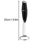 Electric Handheld Milk Frother with holder